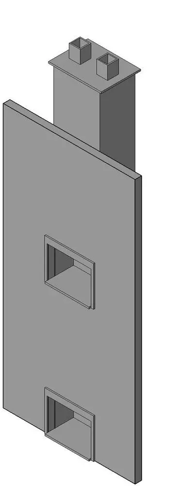 Double Story Chimney — preview 1, by Josh Hoeg (RevitCity, CC0)