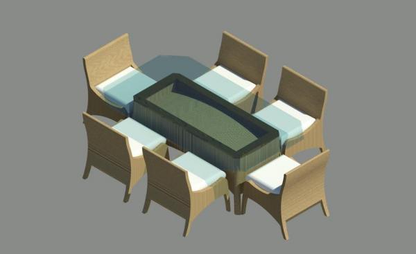 Patio Table with Chairs