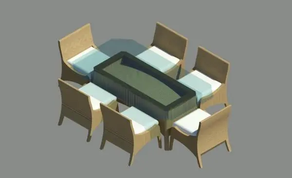 Patio Table with Chairs