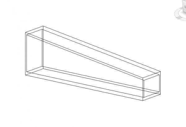 Non Prismatic Steel Box Section Beam