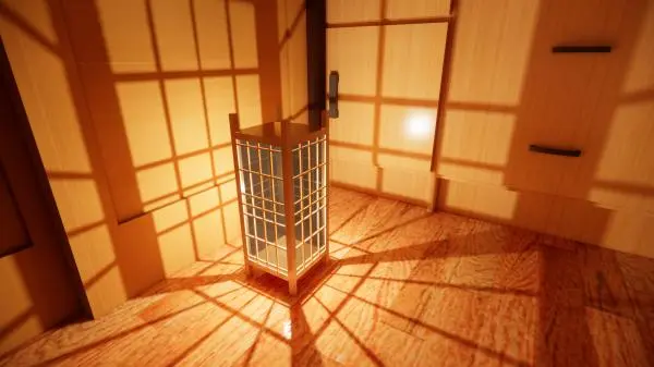 Shoji Lamp — preview 1, by DaLastCharmeleon (RevitCity, CC0)