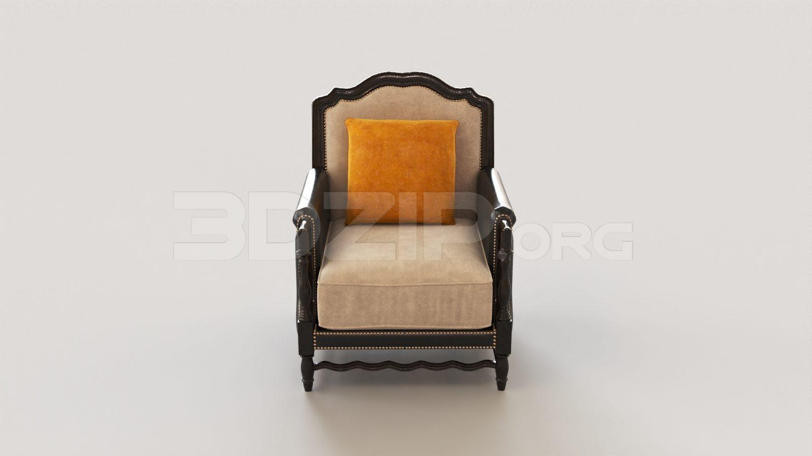 Armchair — preview 1 (3dzip)
