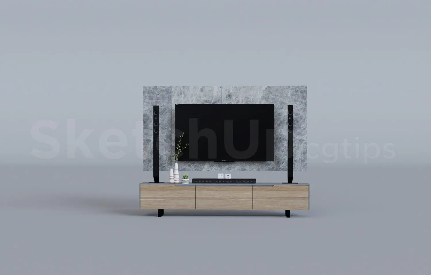 TV Wall — preview 1 (cgtips, CC0)
