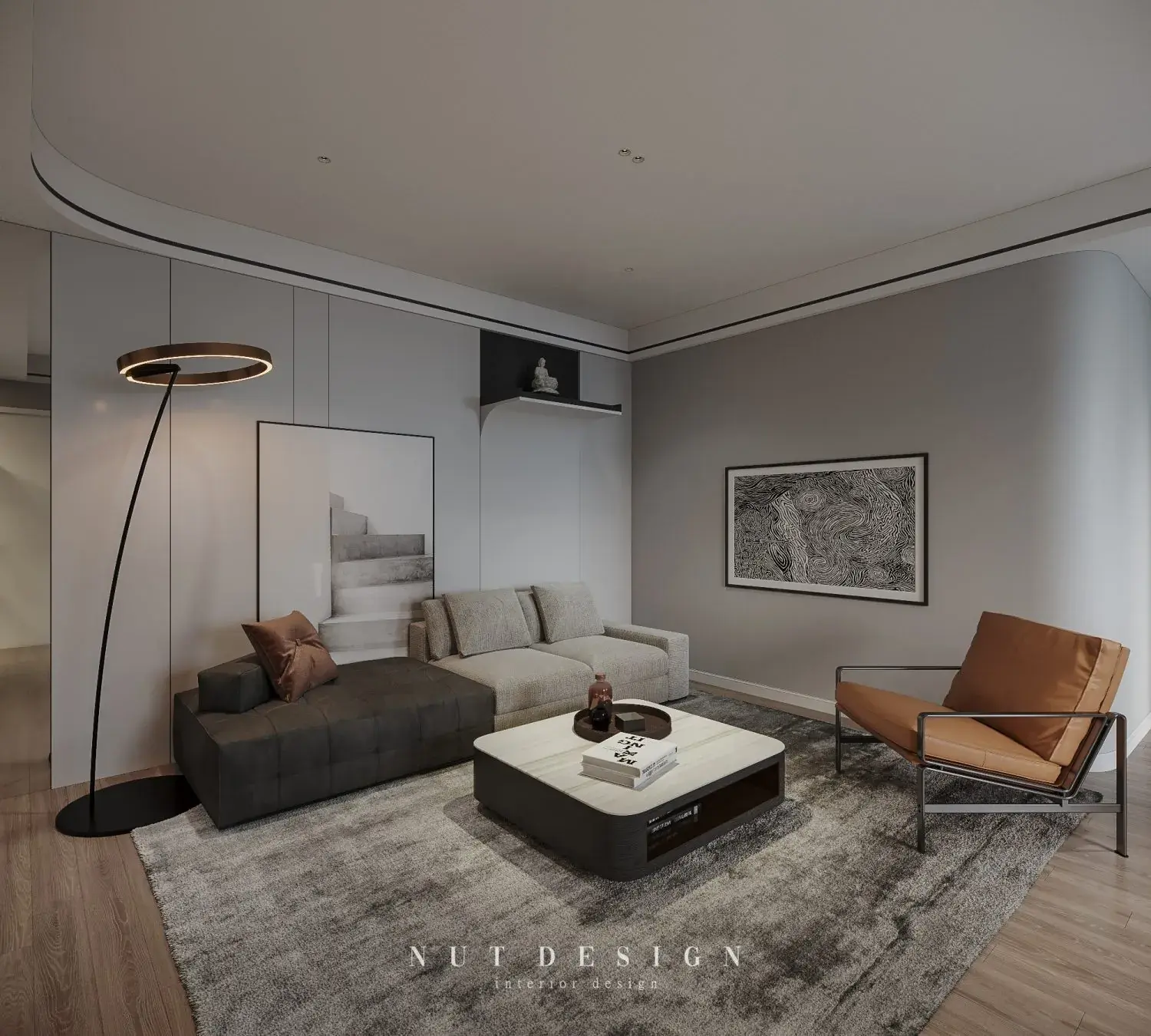 Living Room – Kitchen Interior