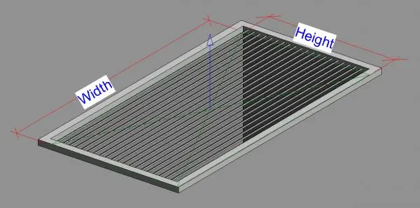 Parametric Air Terminal Grille
