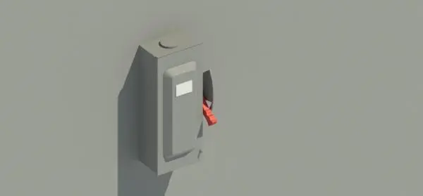 Electrical Disconnect Square D Model H223NRB — preview 1, by Square D (RevitCity, CC0)