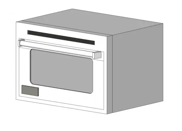 Countertop Oven — preview 1, by Adambikes (RevitCity, CC0)