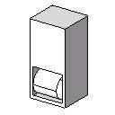 Toilet Tissue Holder - Single Roll With Extra