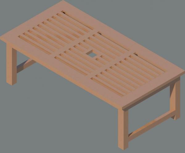 Garden Teak Table