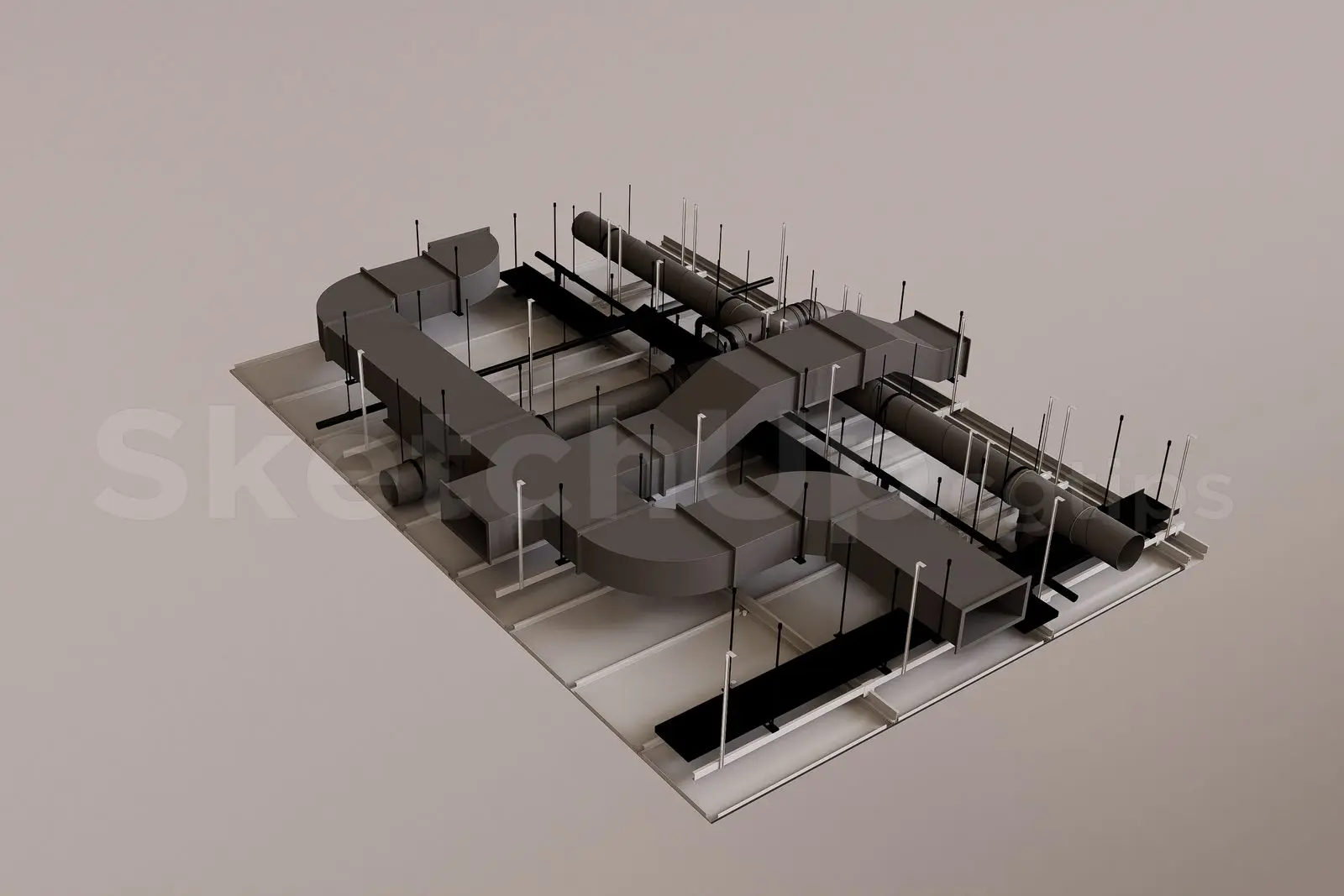 Technical Ceiling (Trần kỹ thuật) — preview 1 (cgtips)