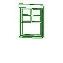 Double Hung Window - Stone Lintel