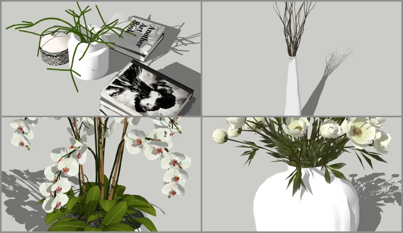 Combo Flower Decor — preview 1 (cgtips)