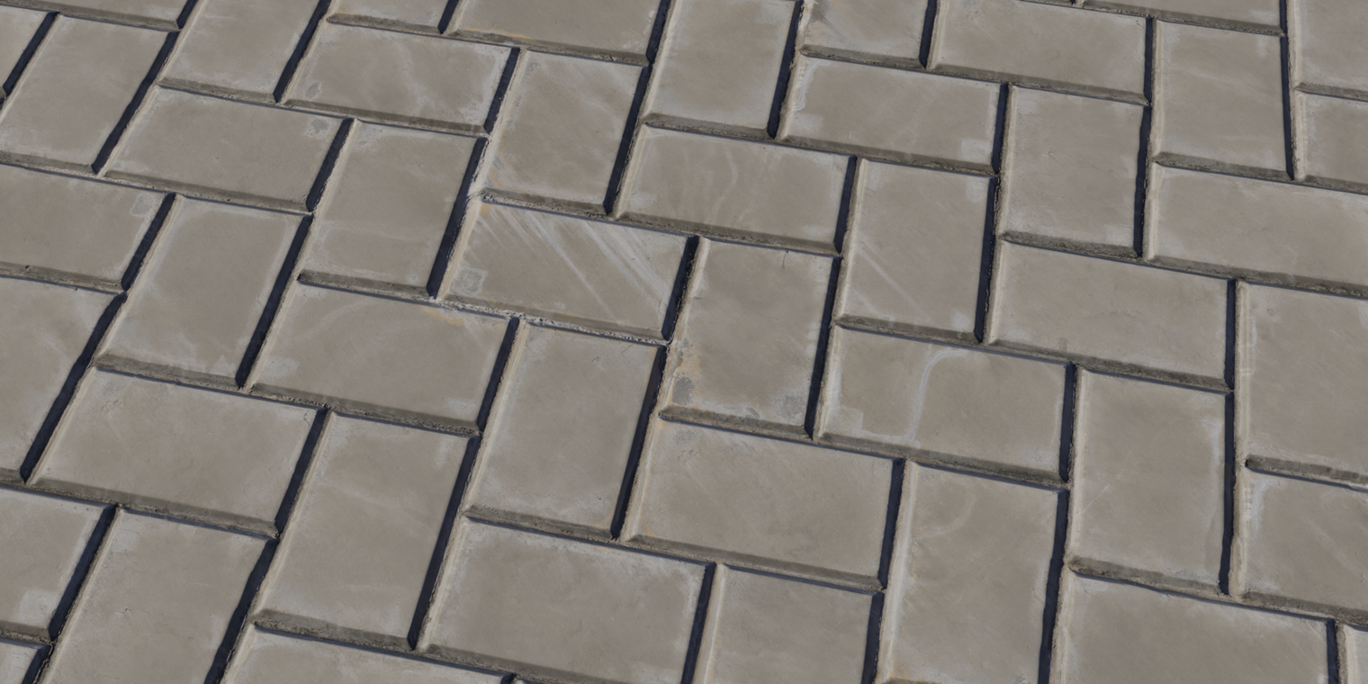 Herringbone Concrete Tile