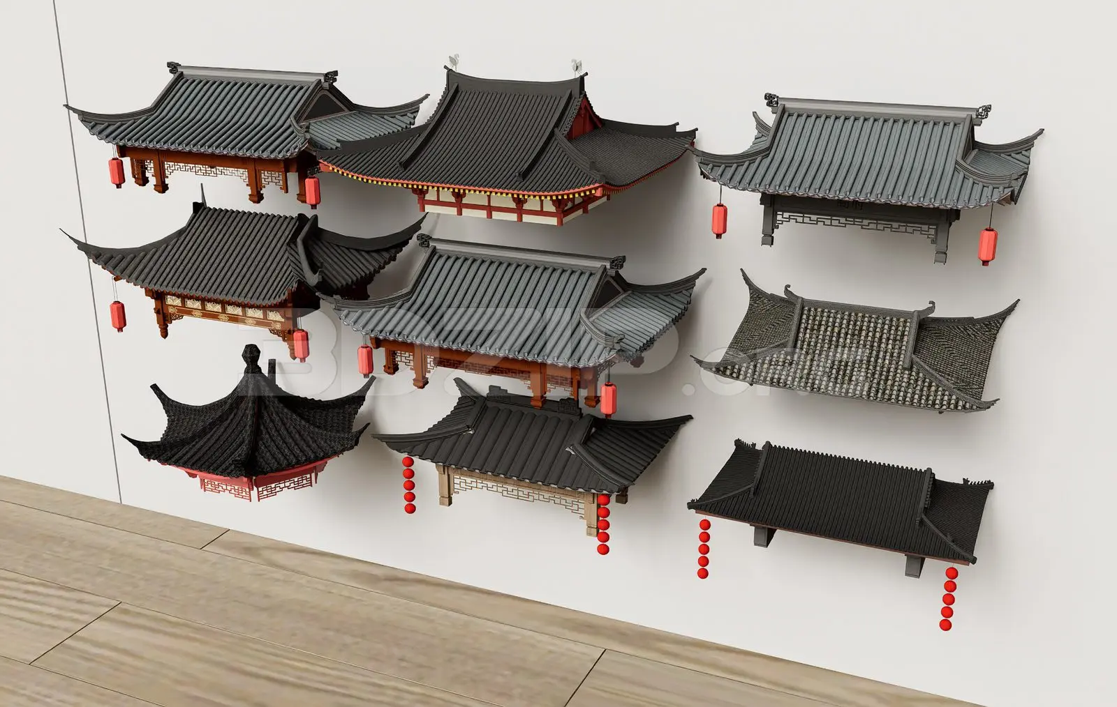 Traditional Asian Roof Collection