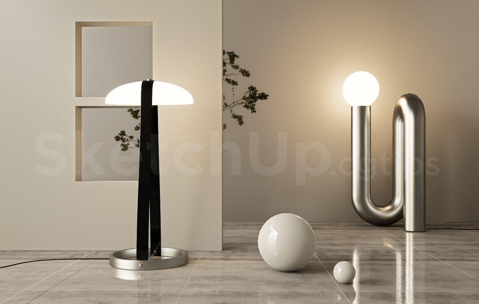 Floor Lamp Model Download for Interior Projects