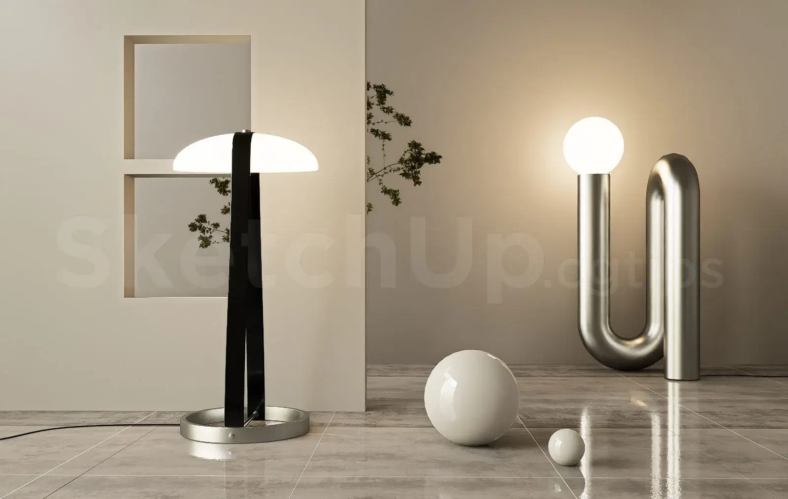 Floor Lamp Model Download for Interior Projects