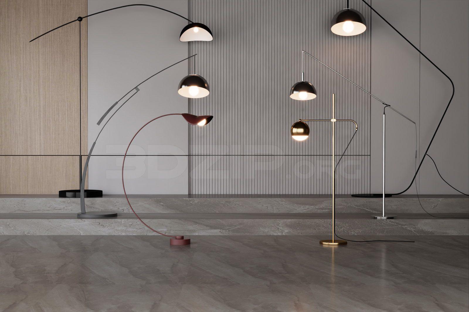 Floor Lamp — preview 1 (3dzip)