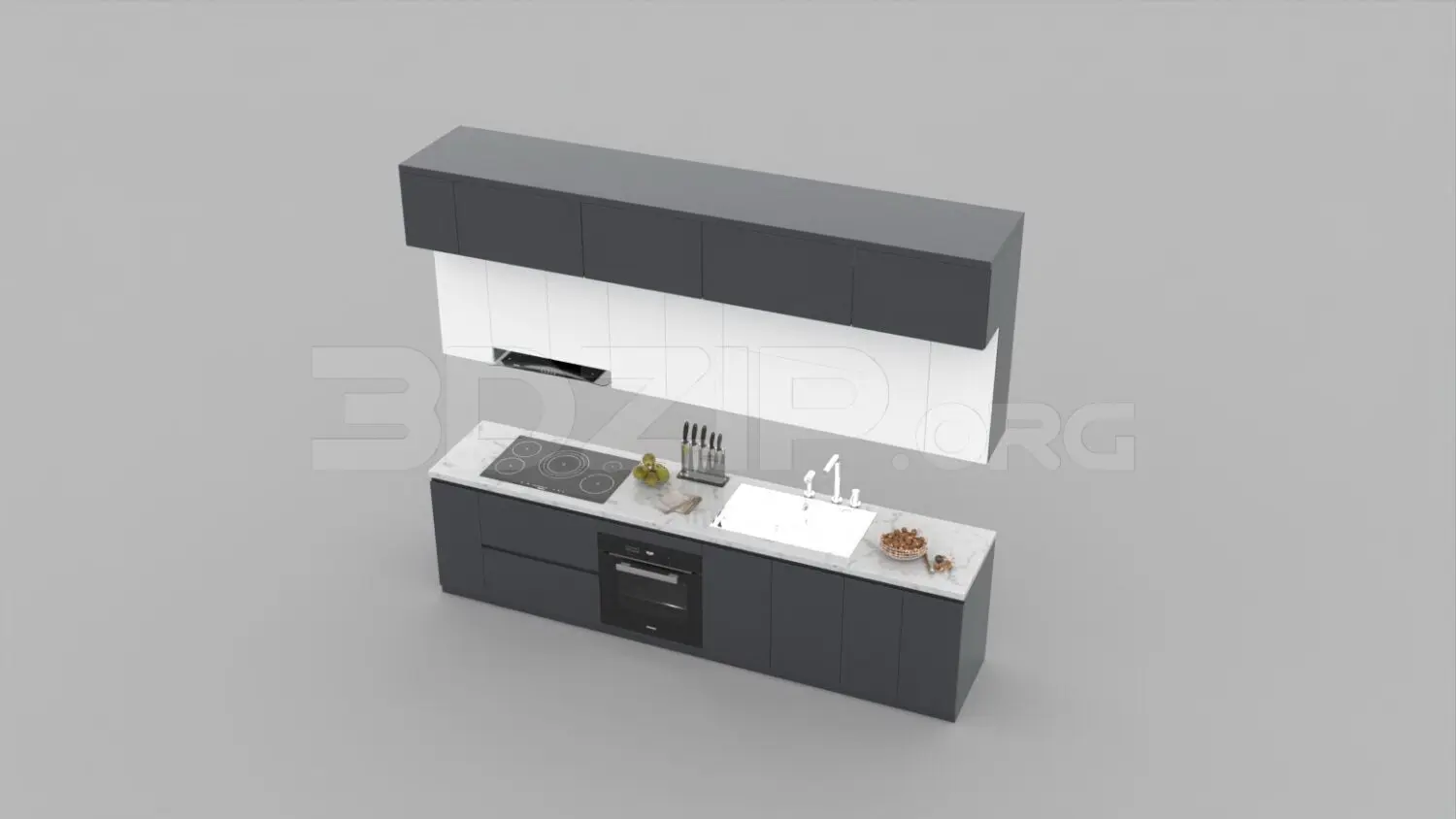 Kitchen — preview 1, by Nguyen Huu Cong (3dzip, CC0)