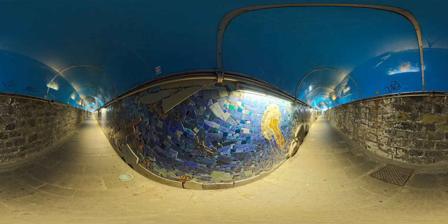 Mosaic Tunnel — preview 1, by Greg Zaal, Rico Cilliers (Poly Haven, CC0)