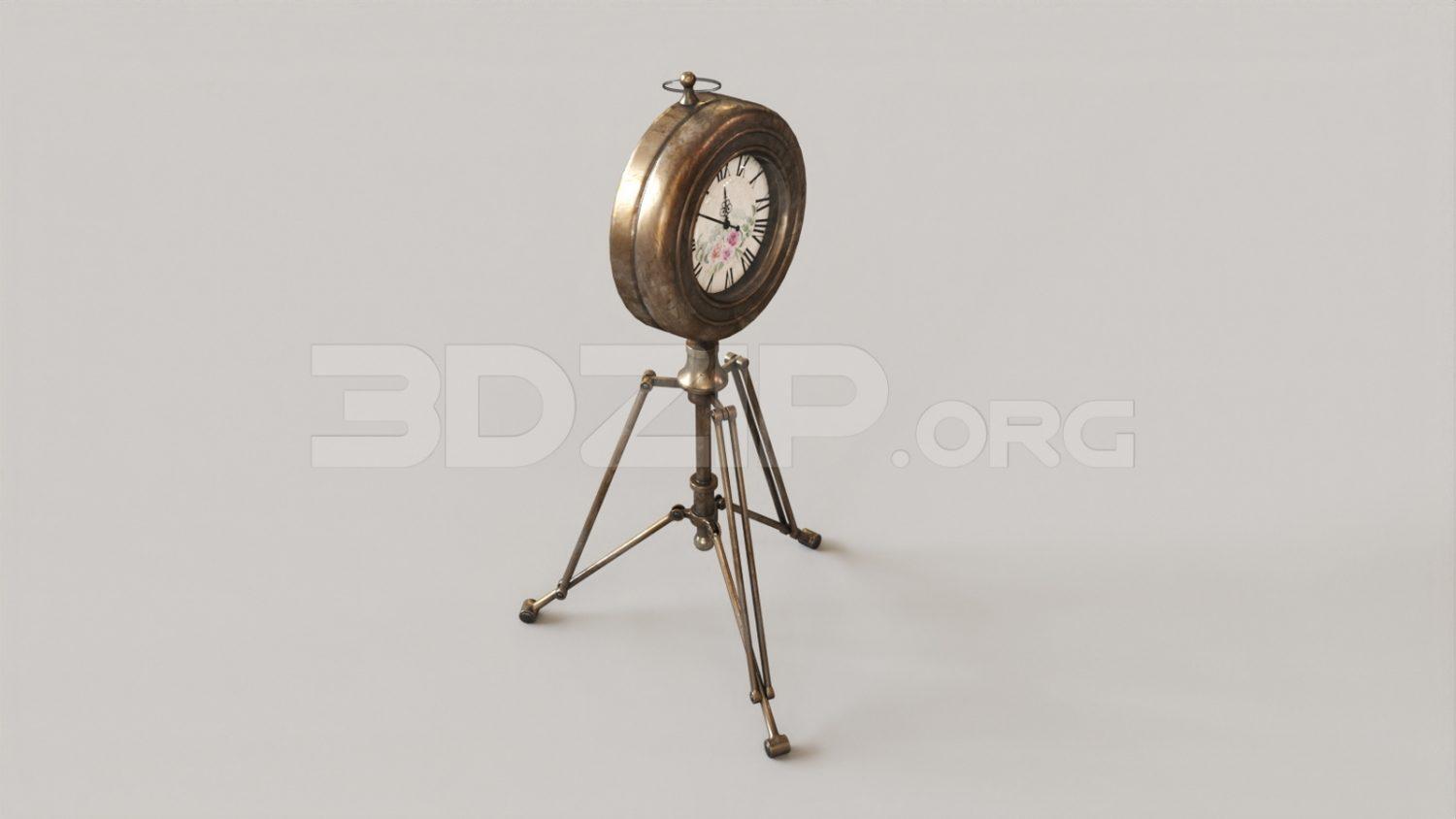Antique Tripod Clock