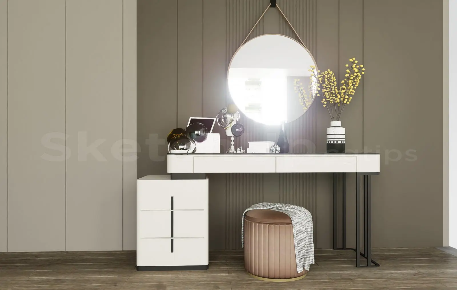 Makeup Table — preview 1 (cgtips)