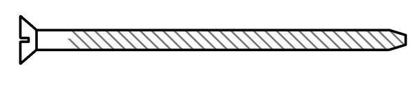 Wood Screw Flat Head