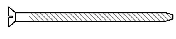 Wood Screw Flat Head