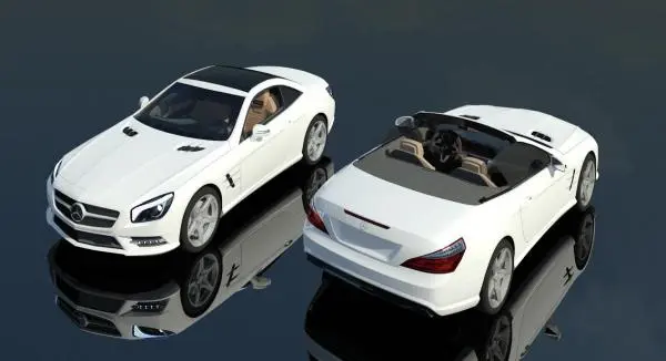 2012 Mercedes SL R231 - Car Automobile Vehicle Convertible — preview 1, by bradley911 (RevitCity, CC0)
