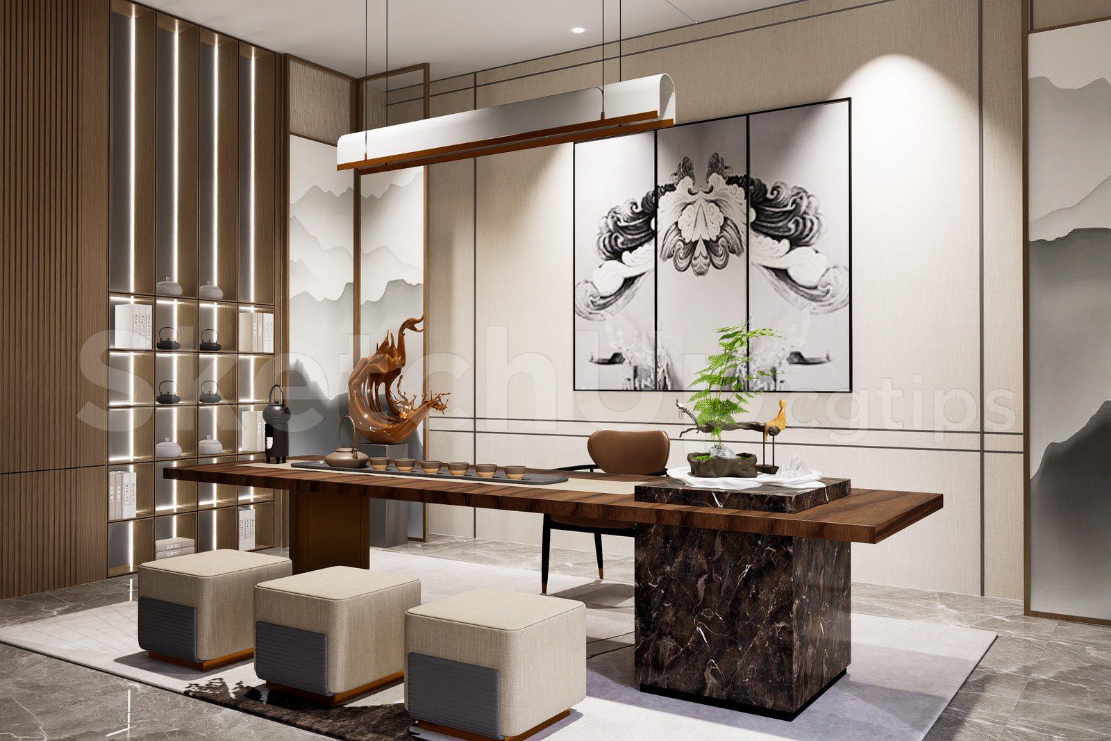 Tea Room Interior