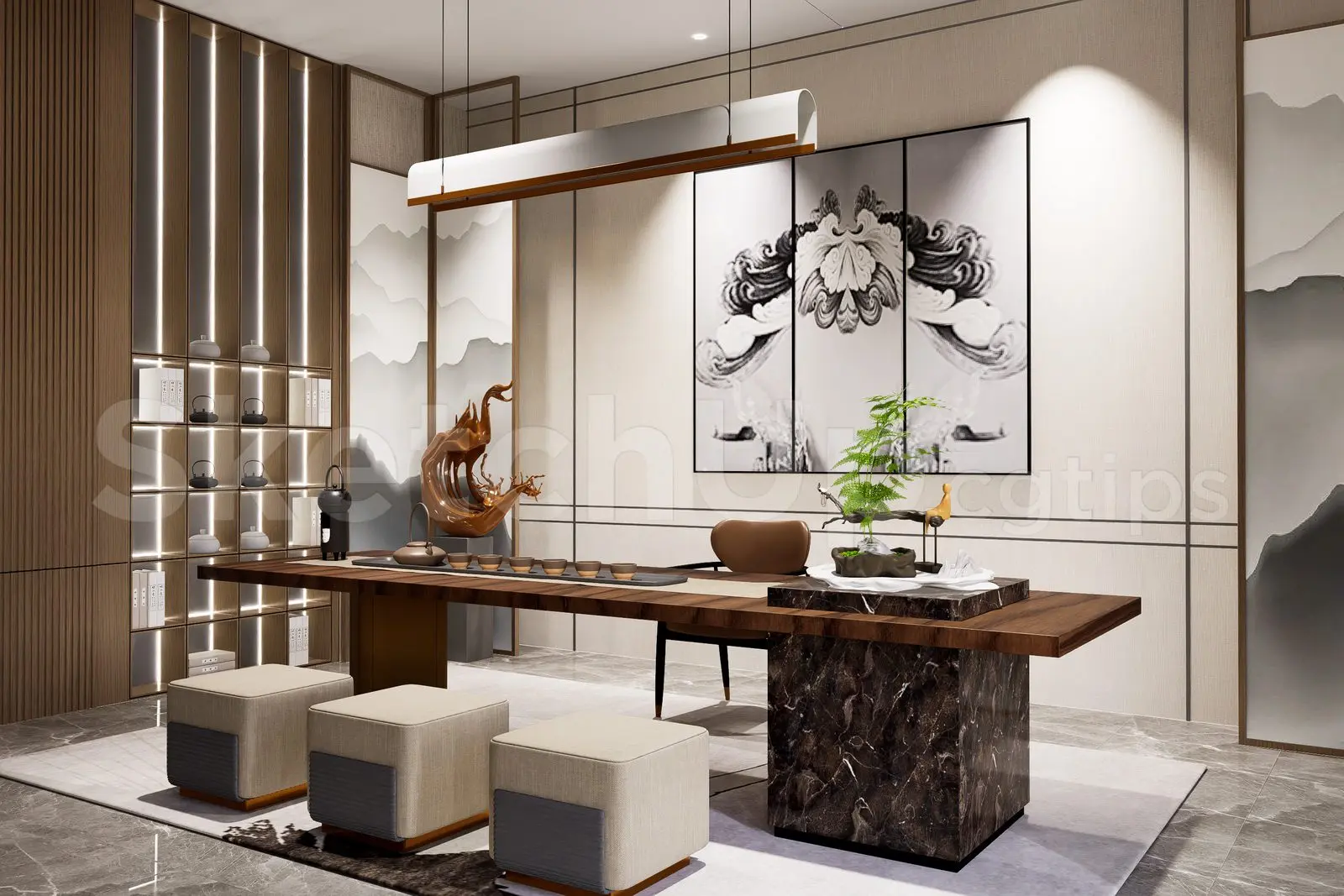 Tea Room Interior