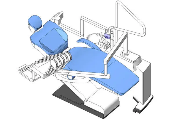 Dentist chair — preview 1, by Tawares1 (RevitCity, CC0)