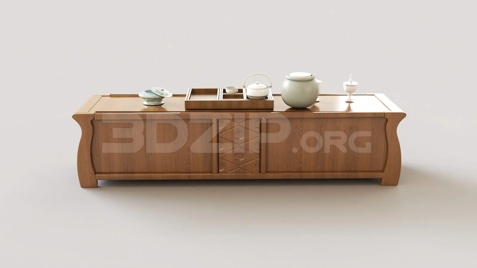 Tea Table — preview 1 (3dzip, CC0)
