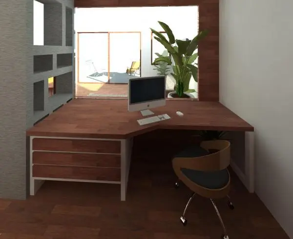 Desk — preview 1, by Velafay (RevitCity, CC0)