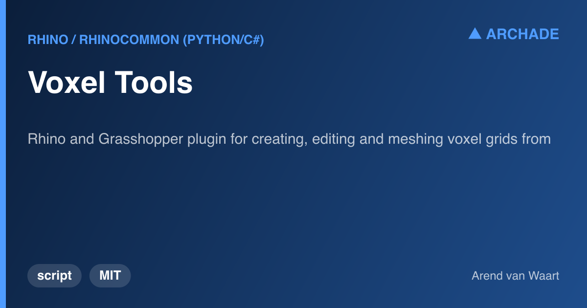 Voxel Tools