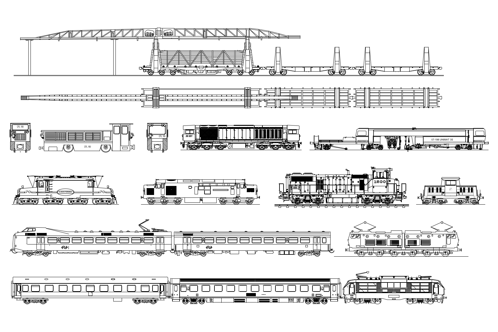 Railway Locomotives and Cars