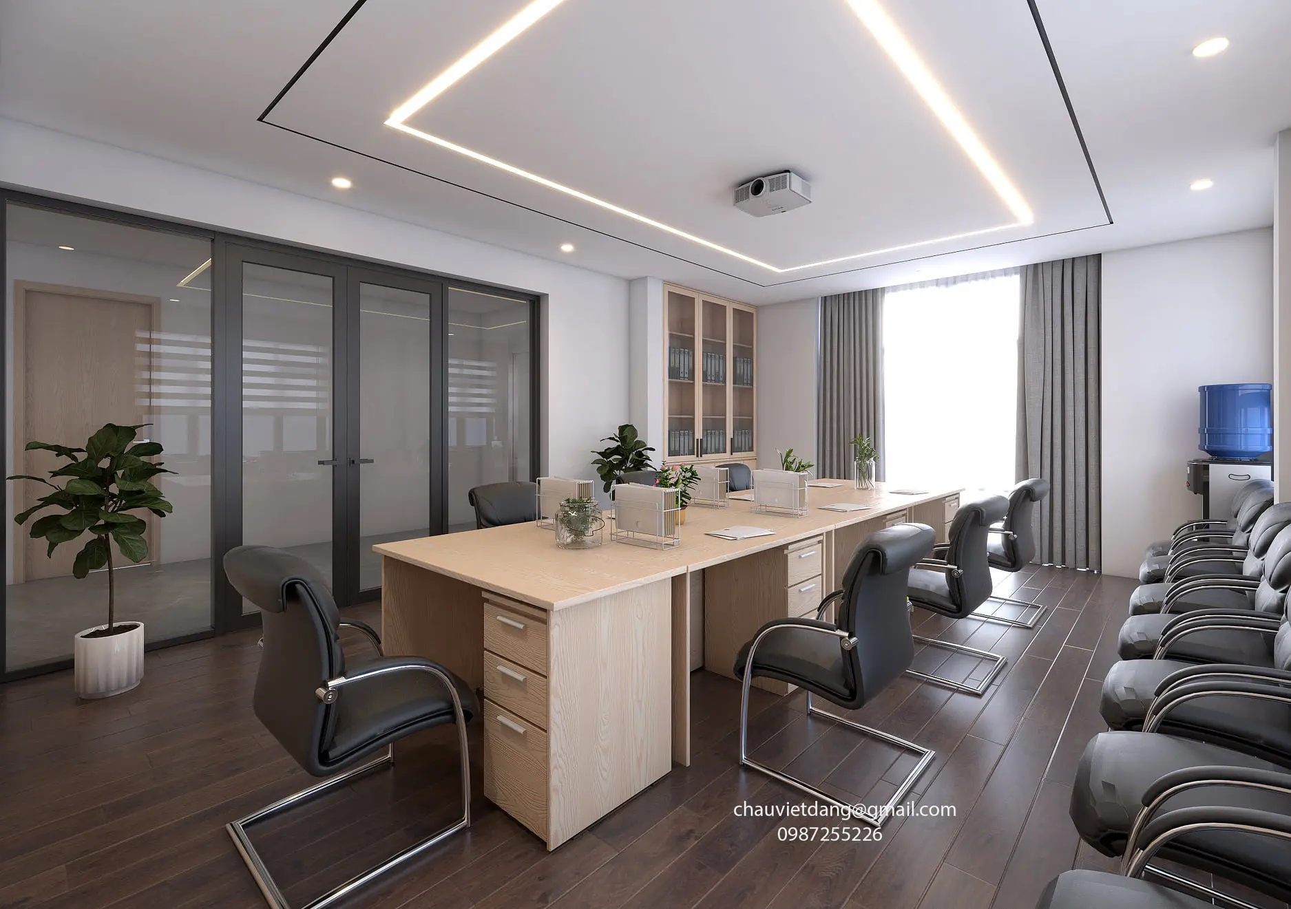 Interior Office room Scene