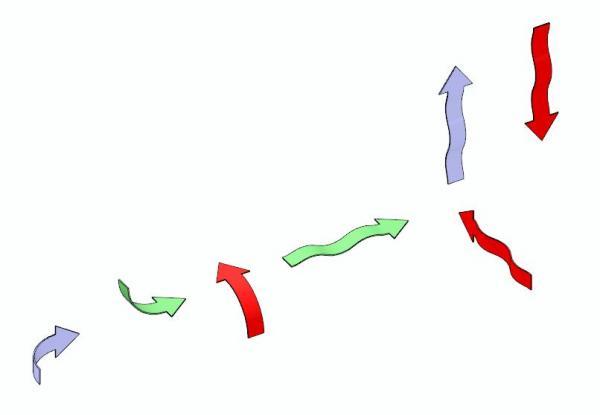 3D Arrow - Straight Vertical - Downwards