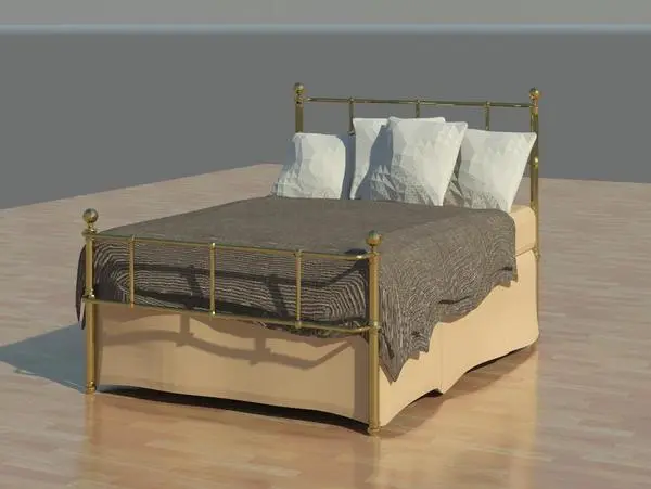 Double Bed — preview 1, by Maxlloyd (RevitCity, CC0)