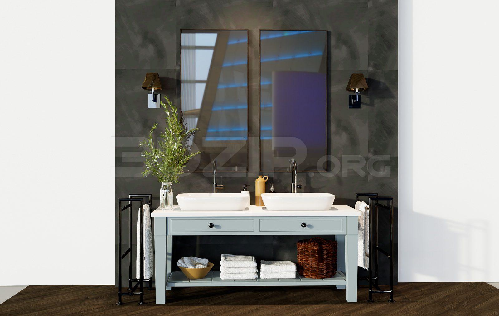 Cabinet With Washbasin