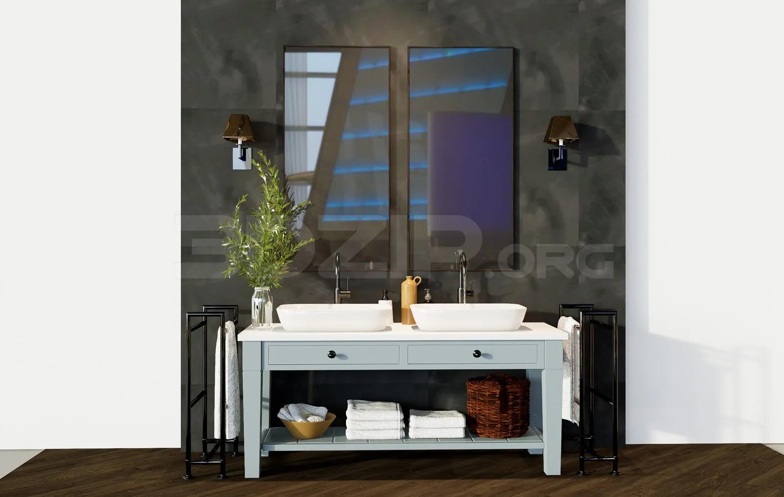 Cabinet With Washbasin