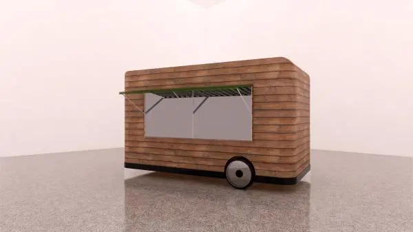 Parametric Food Cart Trailer