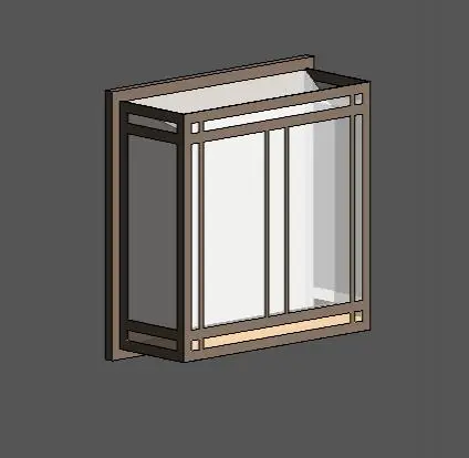 Exterior wall light
