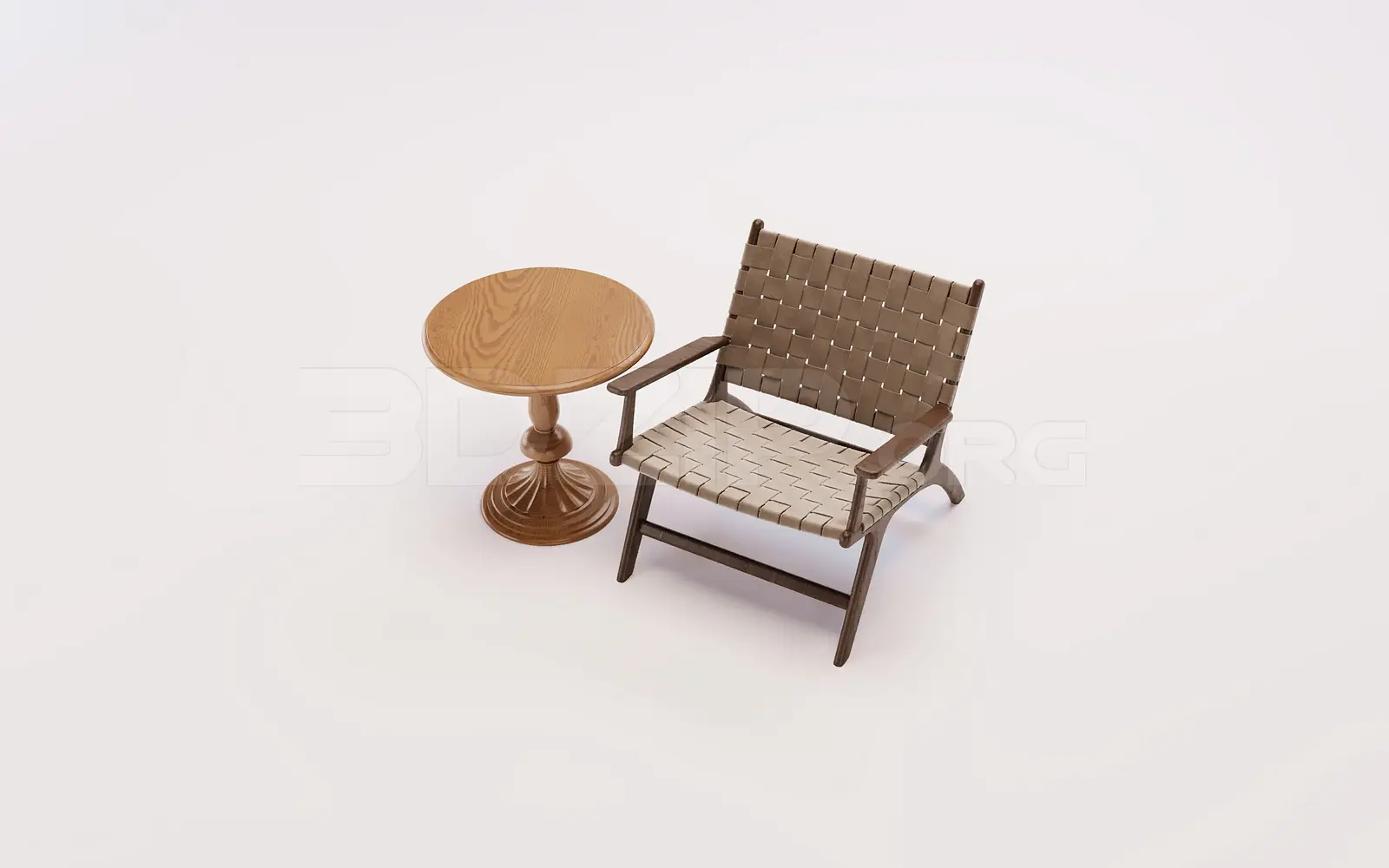 Armchair 3D Model for Interior Projects