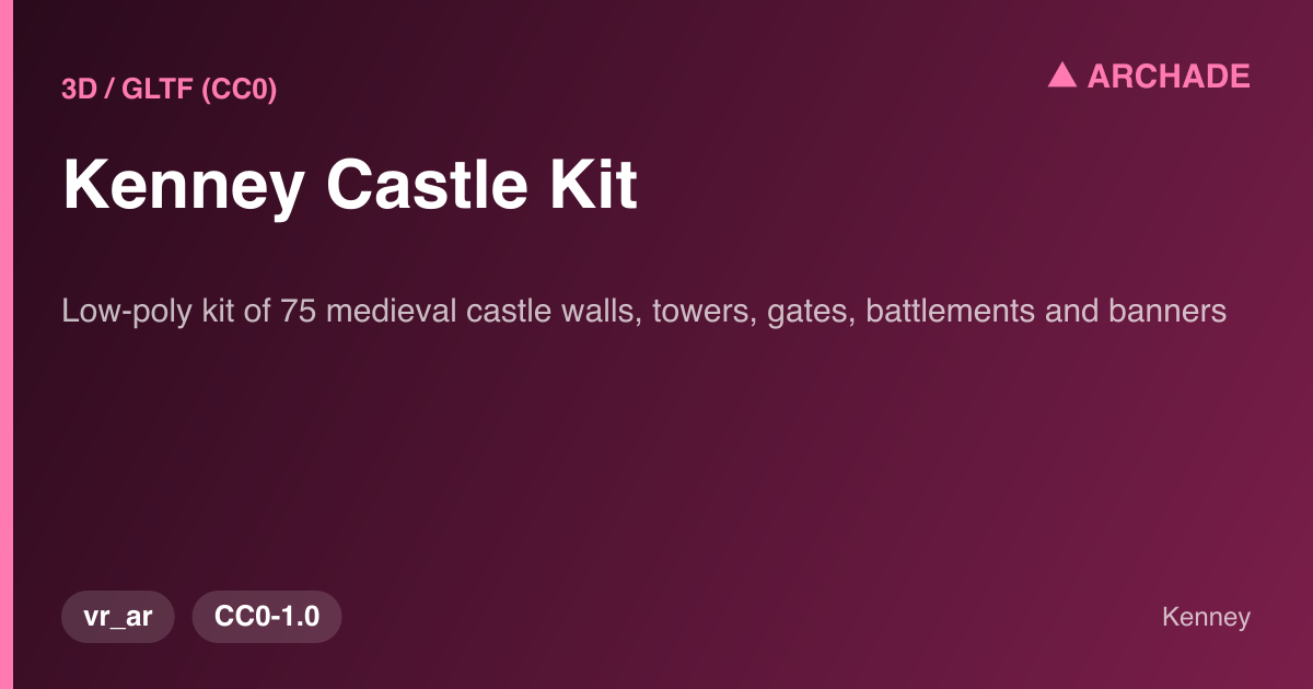 Kenney Castle Kit — preview 1