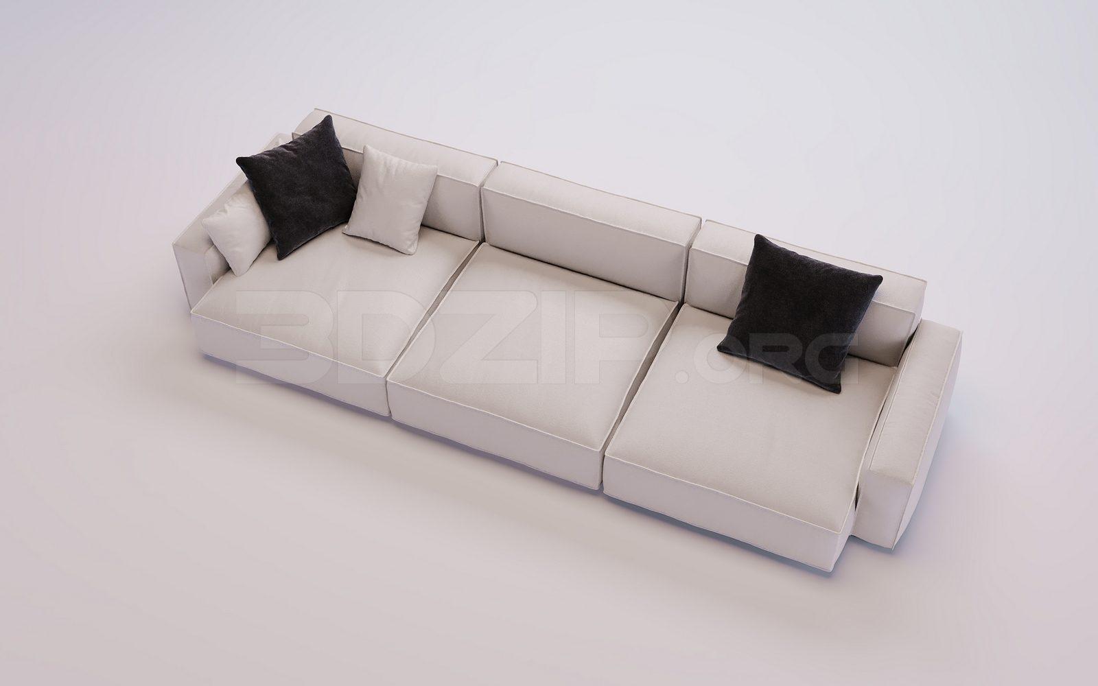 Sofa 3D Model for Interior Projects