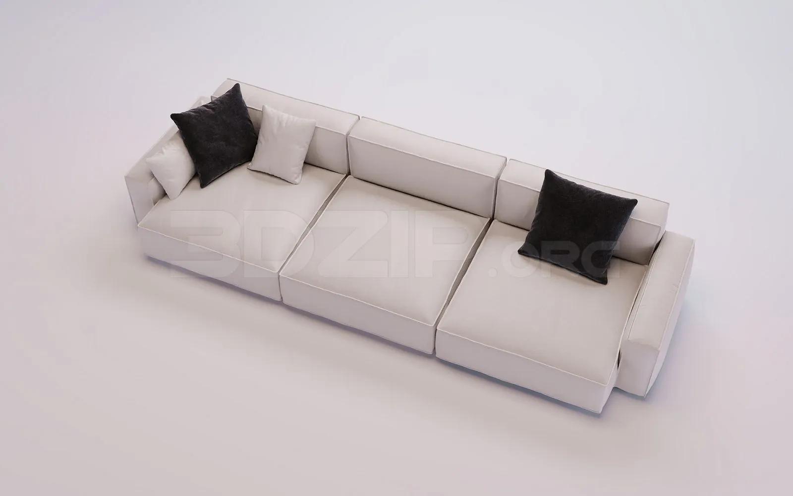 Sofa 3D Model for Interior Projects