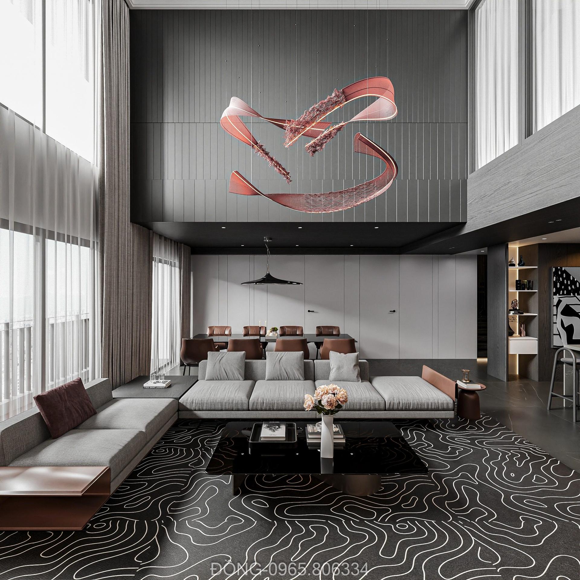 Living Room – Kitchen Interior