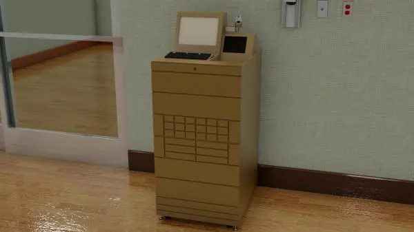Pyxis 6-Drawer Medstation With Mini-Drawers And Barcode Scanner