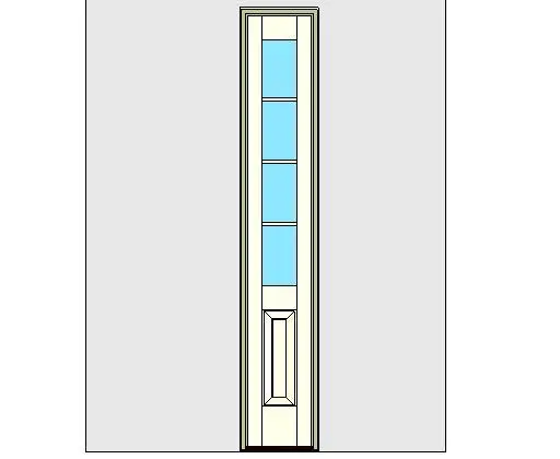 Kolbe Ultra Series Outswing Entrance Sidelite Panel Glass Handicap Sill Units