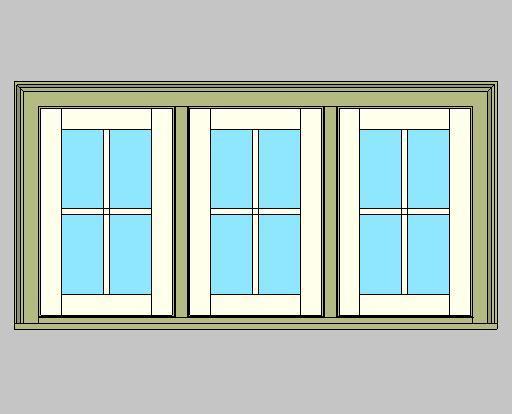 Kolbe Ultra Series Casement 3-Wide Units